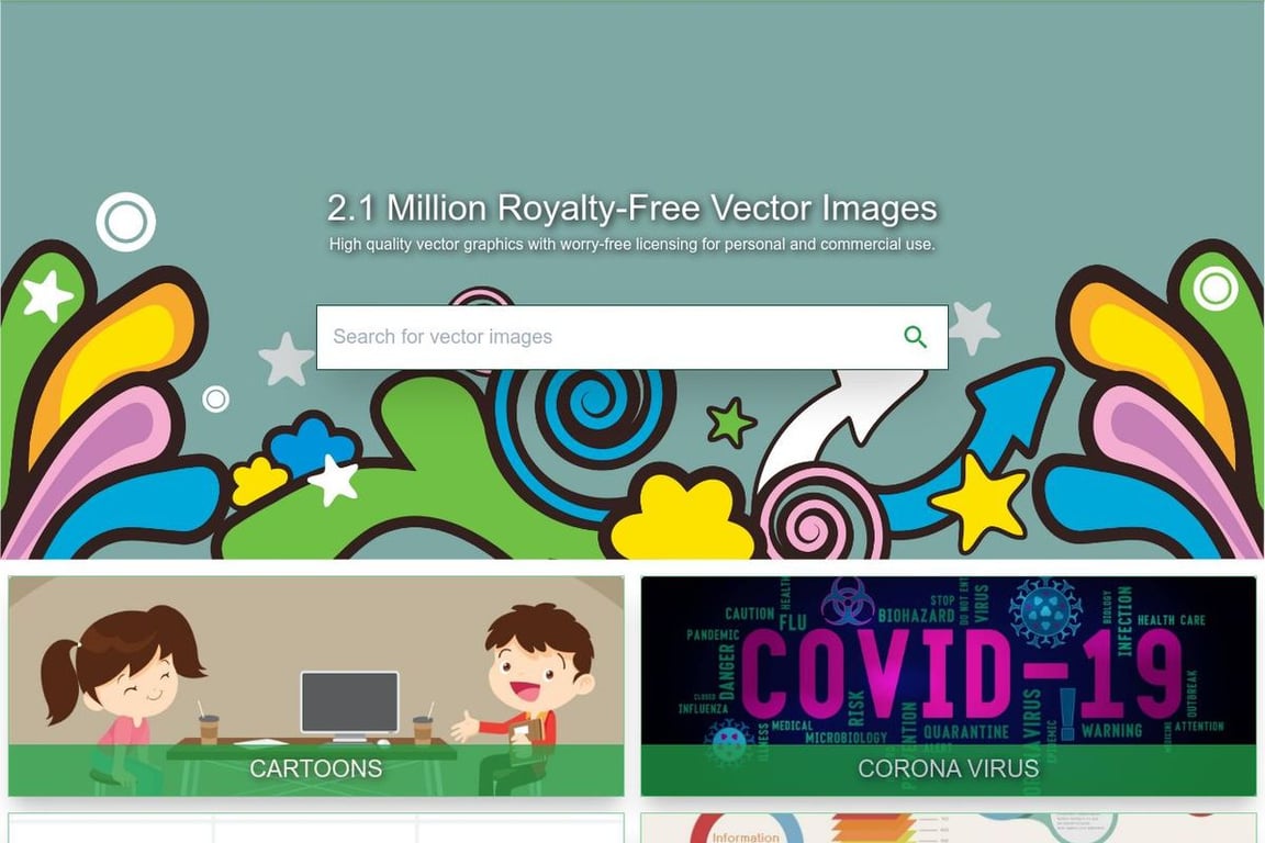 VectorGrove homepage