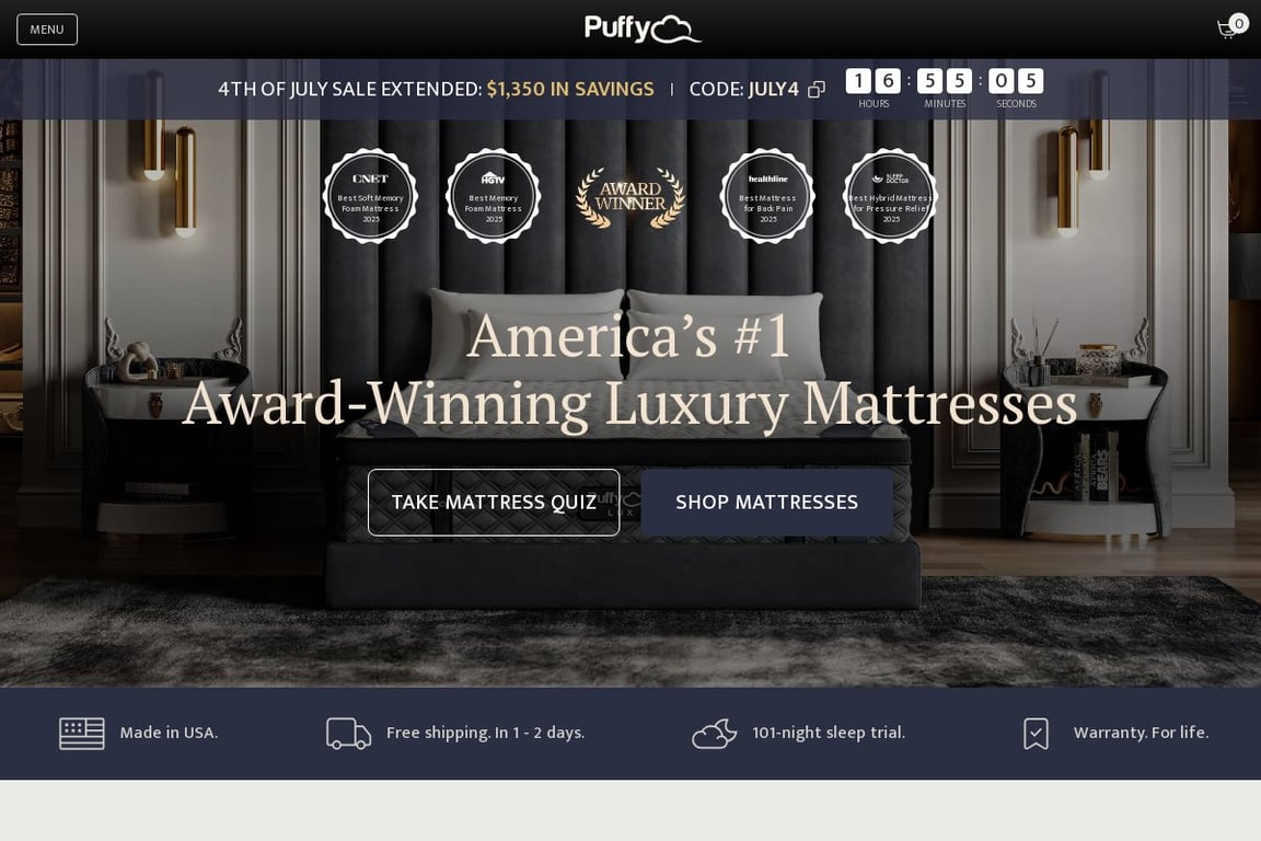 Puffy homepage