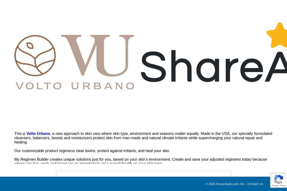 Volto Urbano LLC affiliate program signup page