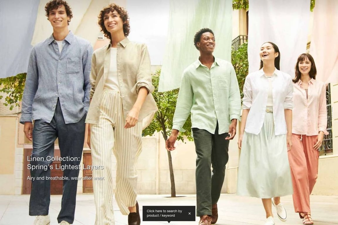 UNIQLO USA homepage