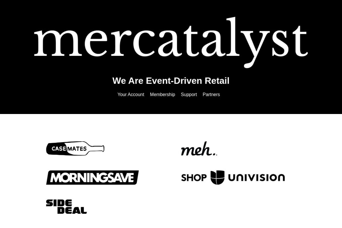 Mercatalyst homepage