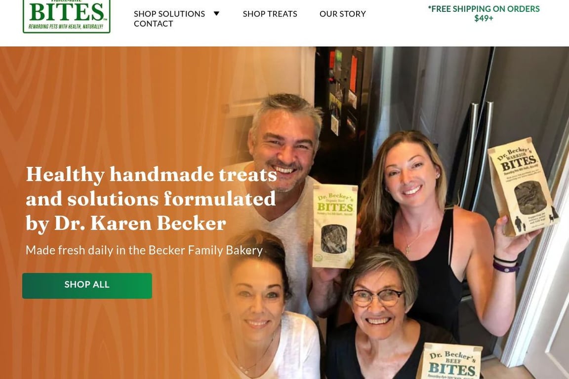 Dr. Beckers Bites homepage