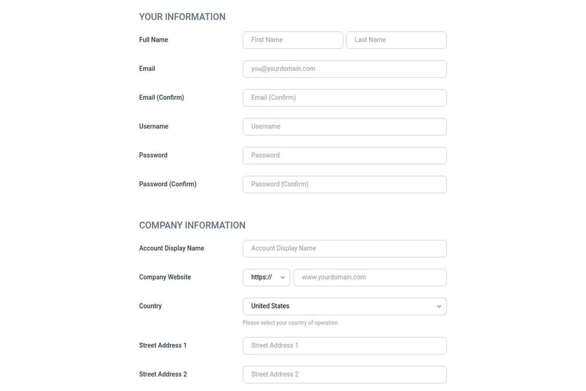 Rumpl affiliate program signup page