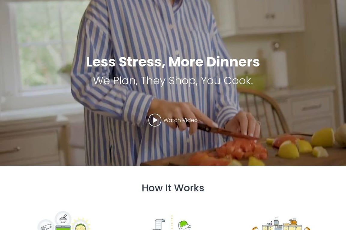EMeals homepage
