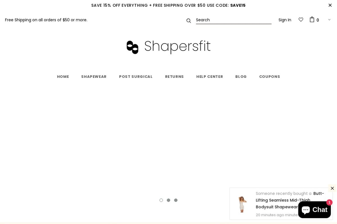 Shapersfit homepage