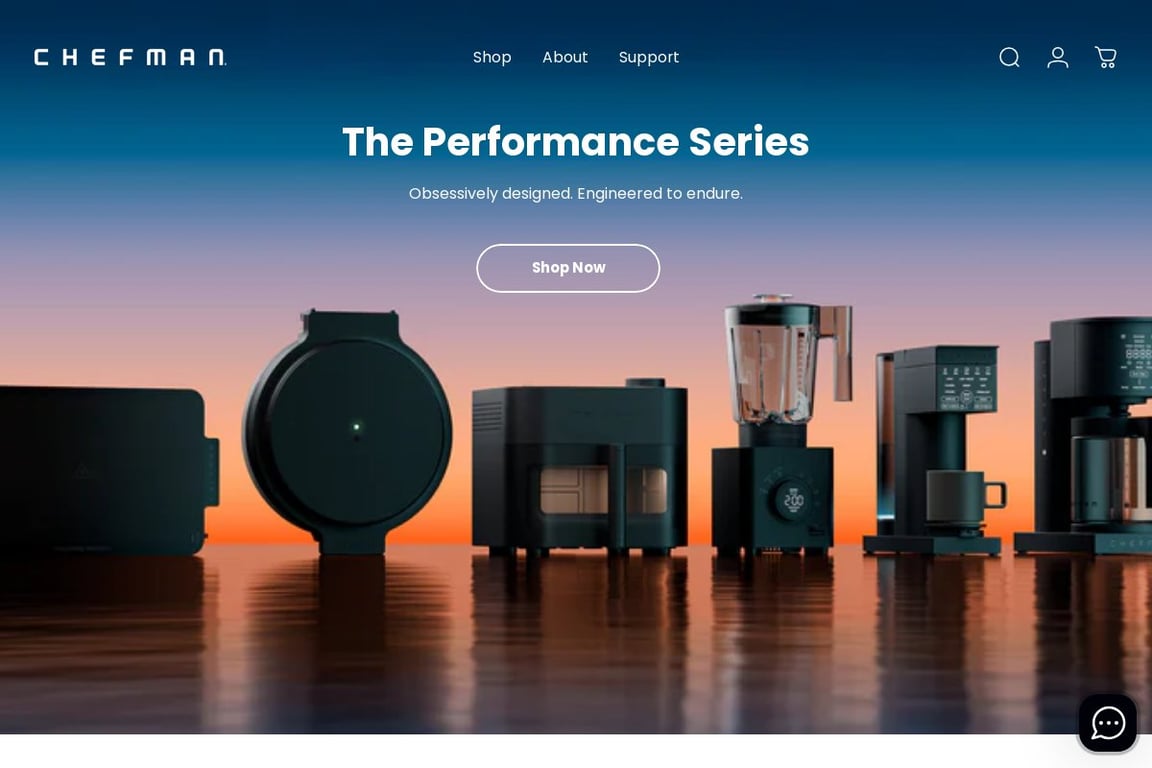 Chefman homepage
