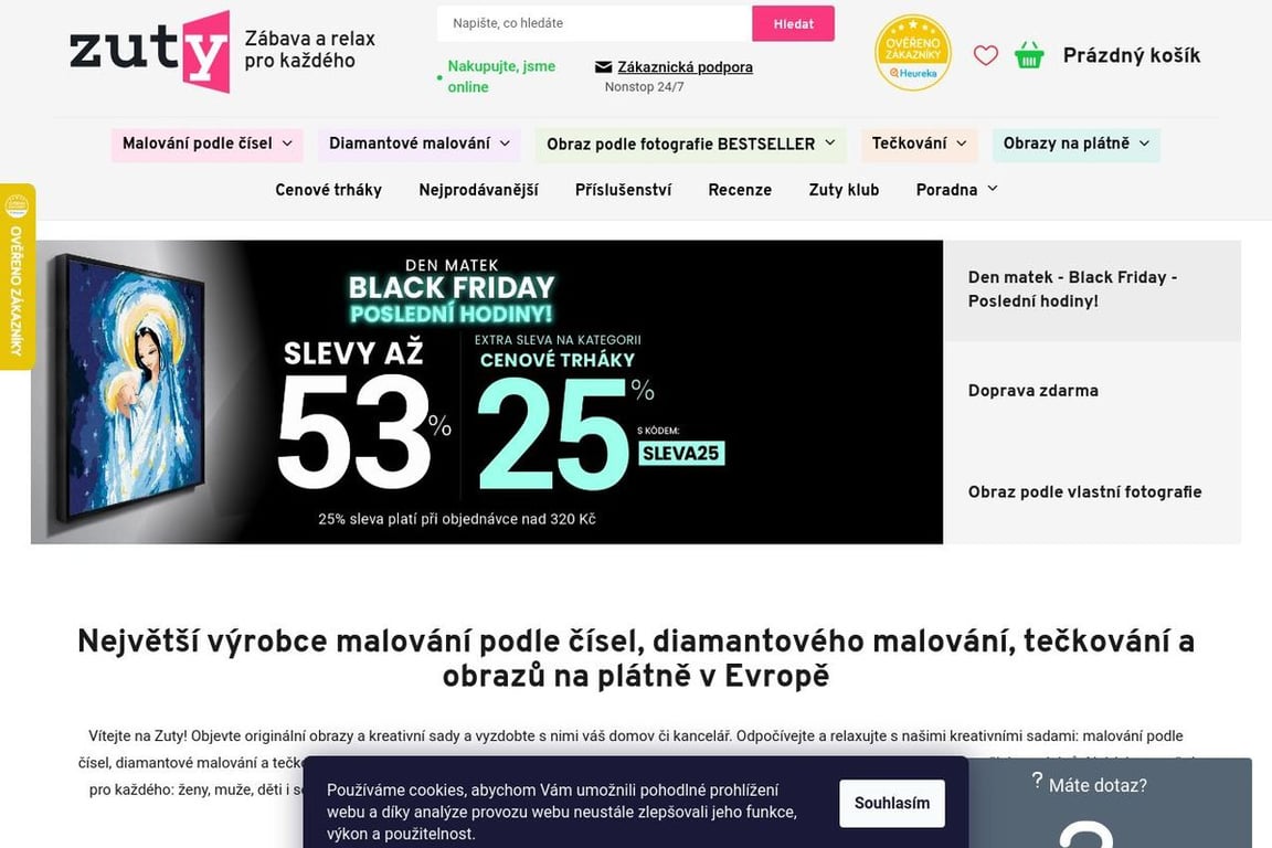Zuty homepage