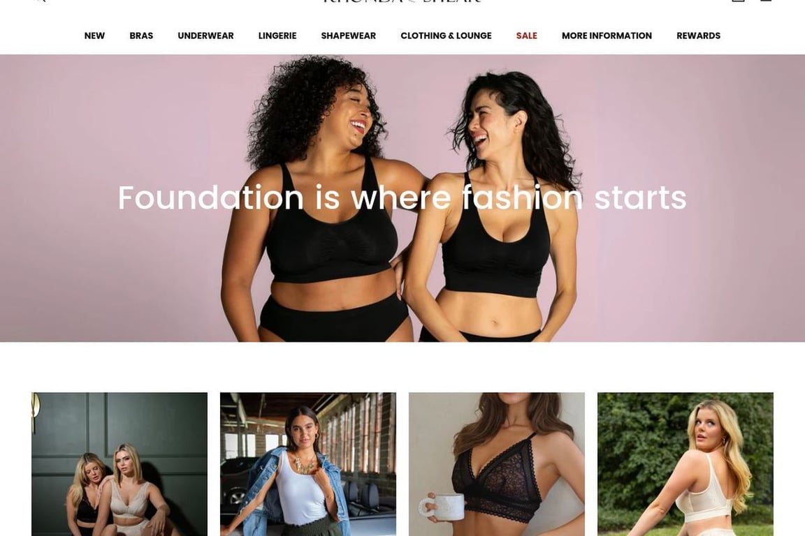 Rhonda Shear Intimates homepage