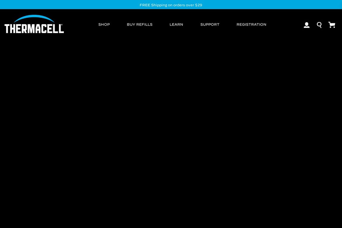 Thermacell Repellents homepage