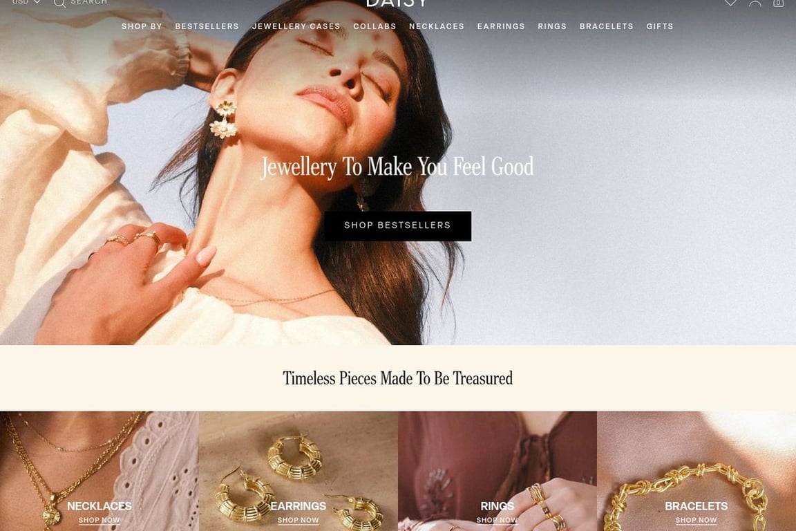 Daisy London homepage