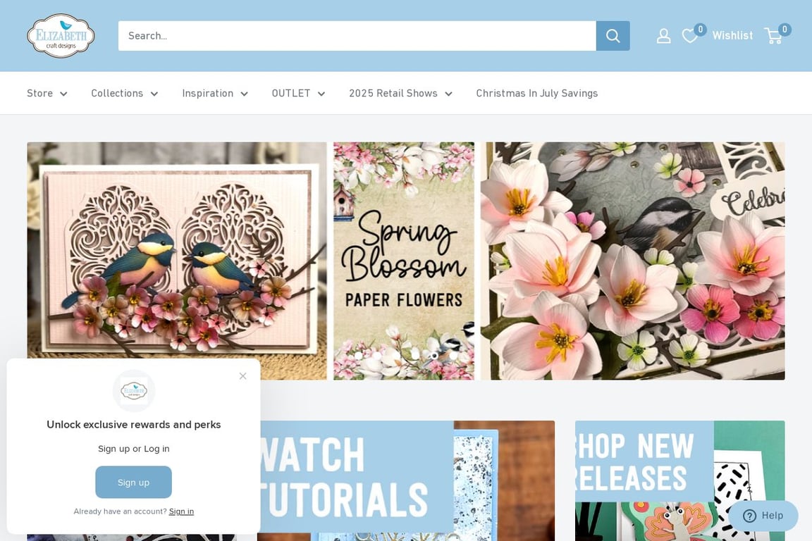 Elizabeth Craft Designs, Inc. homepage