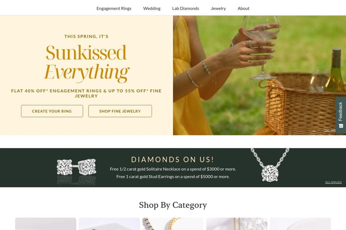 Friendly Diamonds homepage