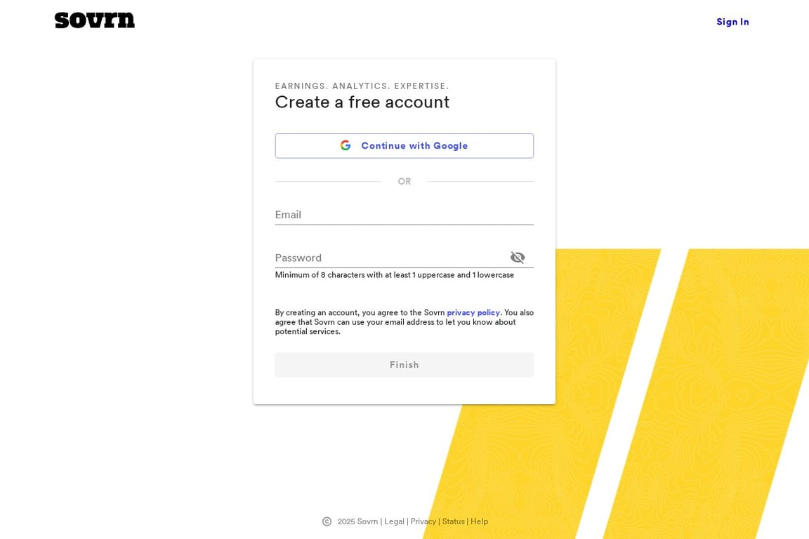 Headspace affiliate program signup page