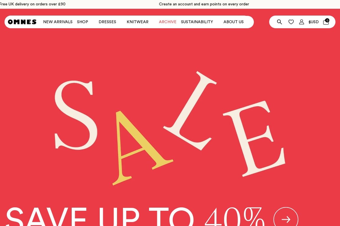 OMNES UK homepage