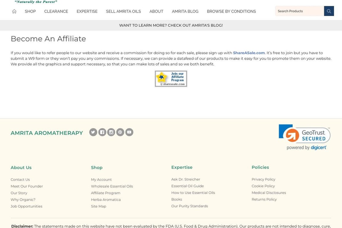 Amrita Aromatherapy Affiliate Program Everything You Need to Know (2024)