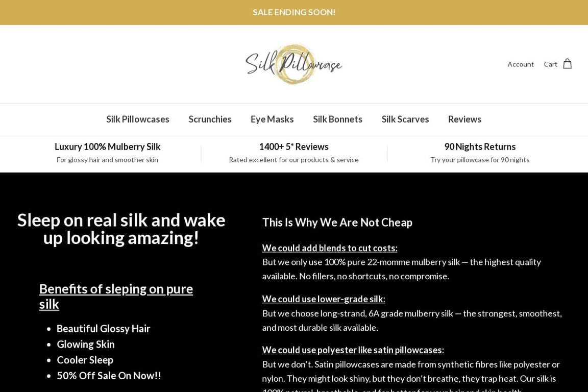 Calidad Home homepage