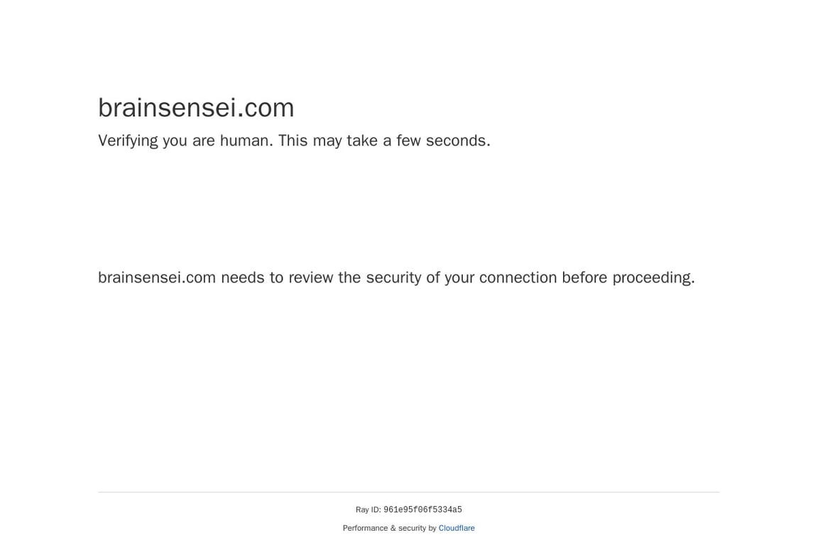 Brain Sensei homepage