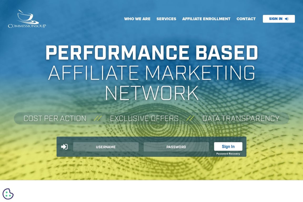 CommissionSoup homepage