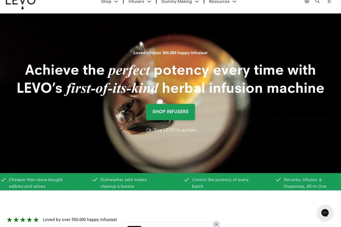 LEVO homepage