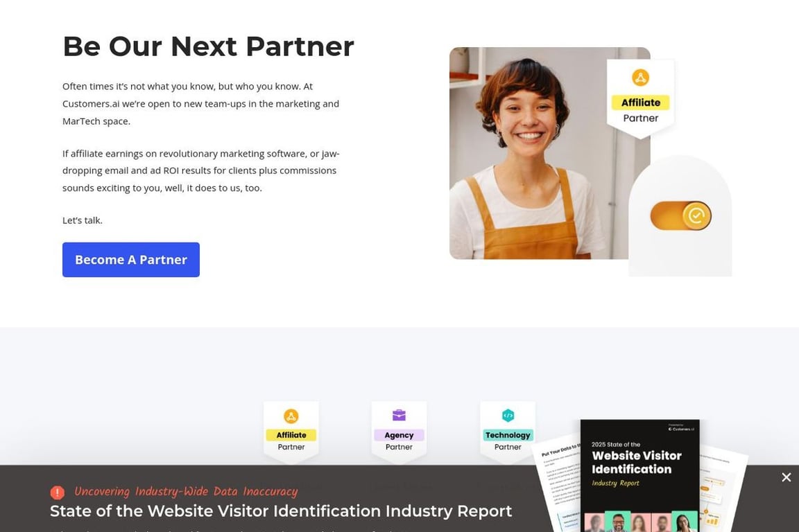 MobileMonkey affiliate program signup page