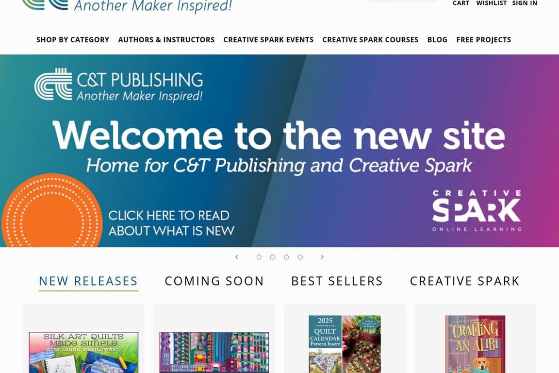 C&T Publishing homepage