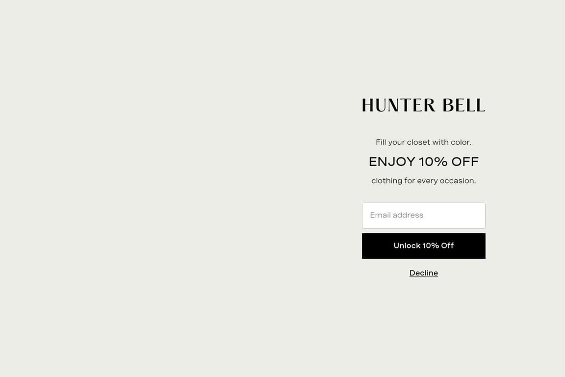 Hunter Bell homepage