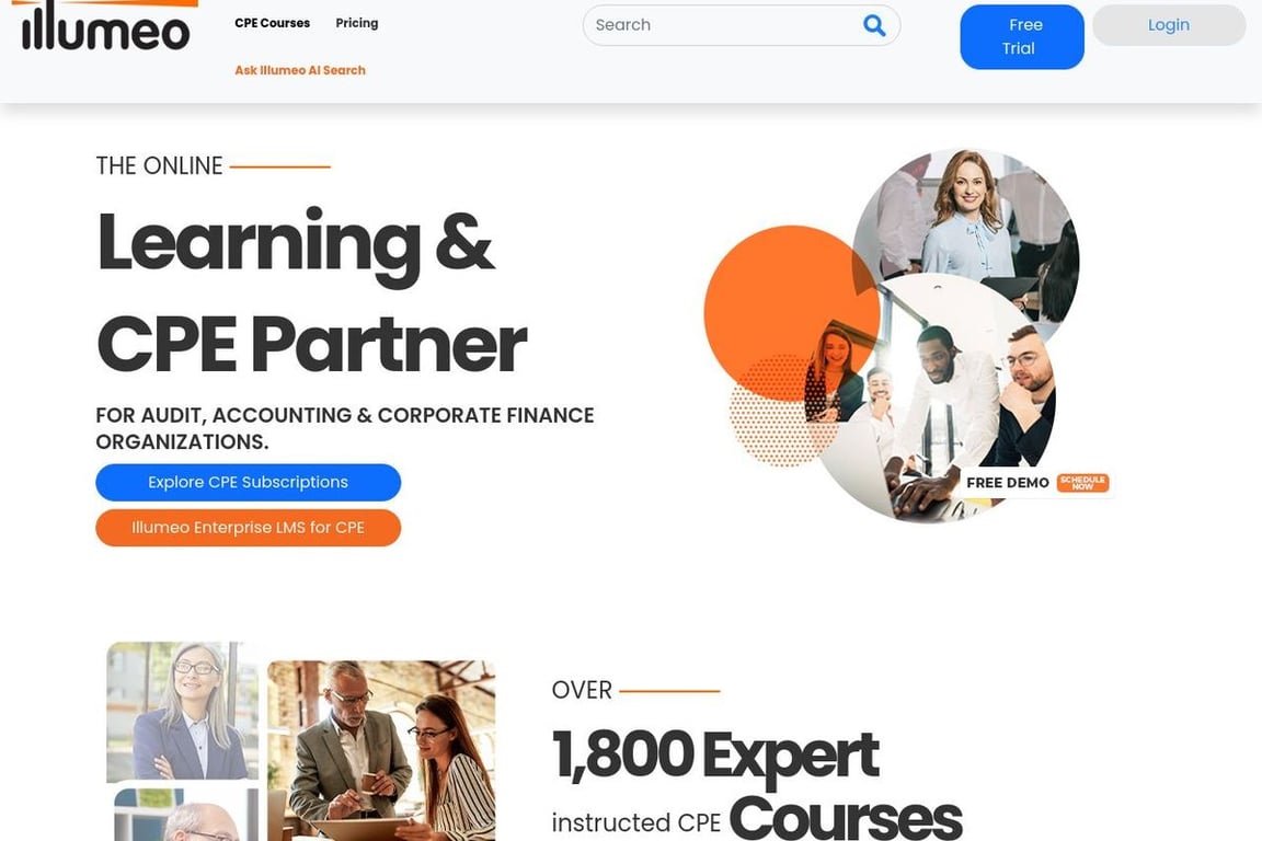 Illumeo homepage