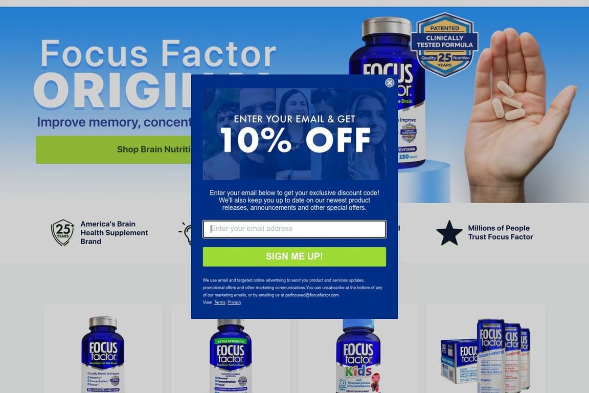 Focus Factor homepage