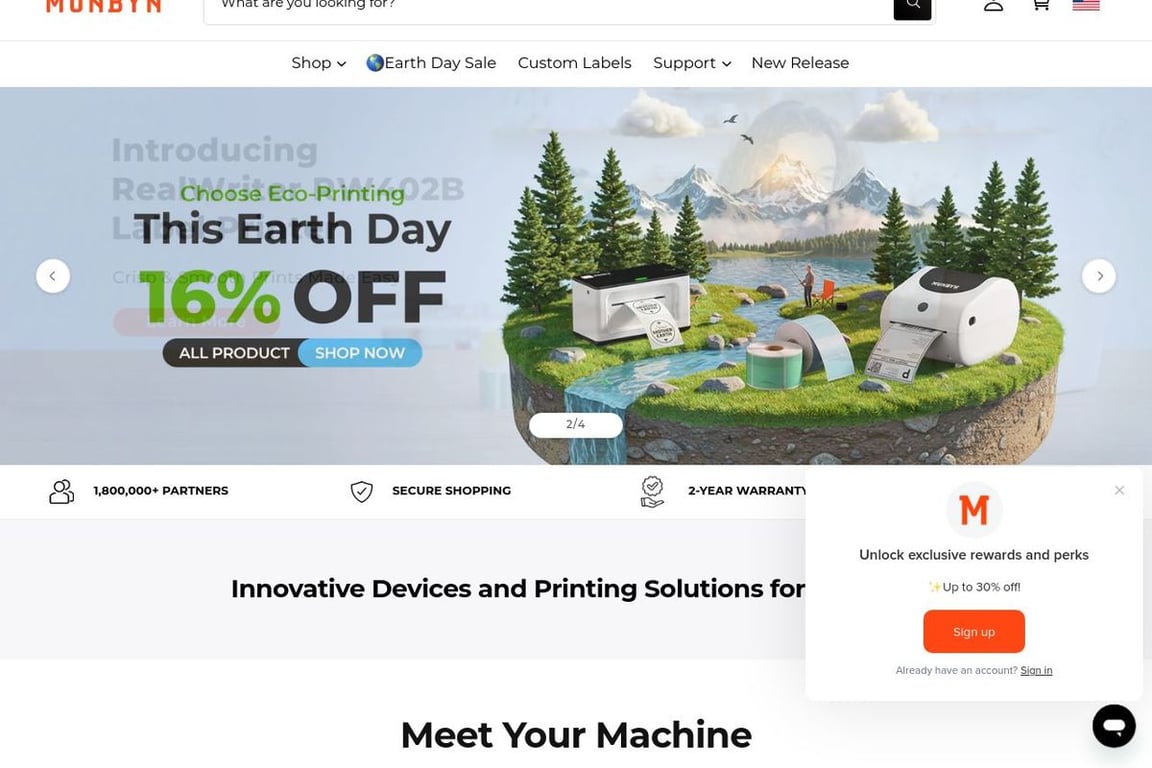 Munbyn homepage