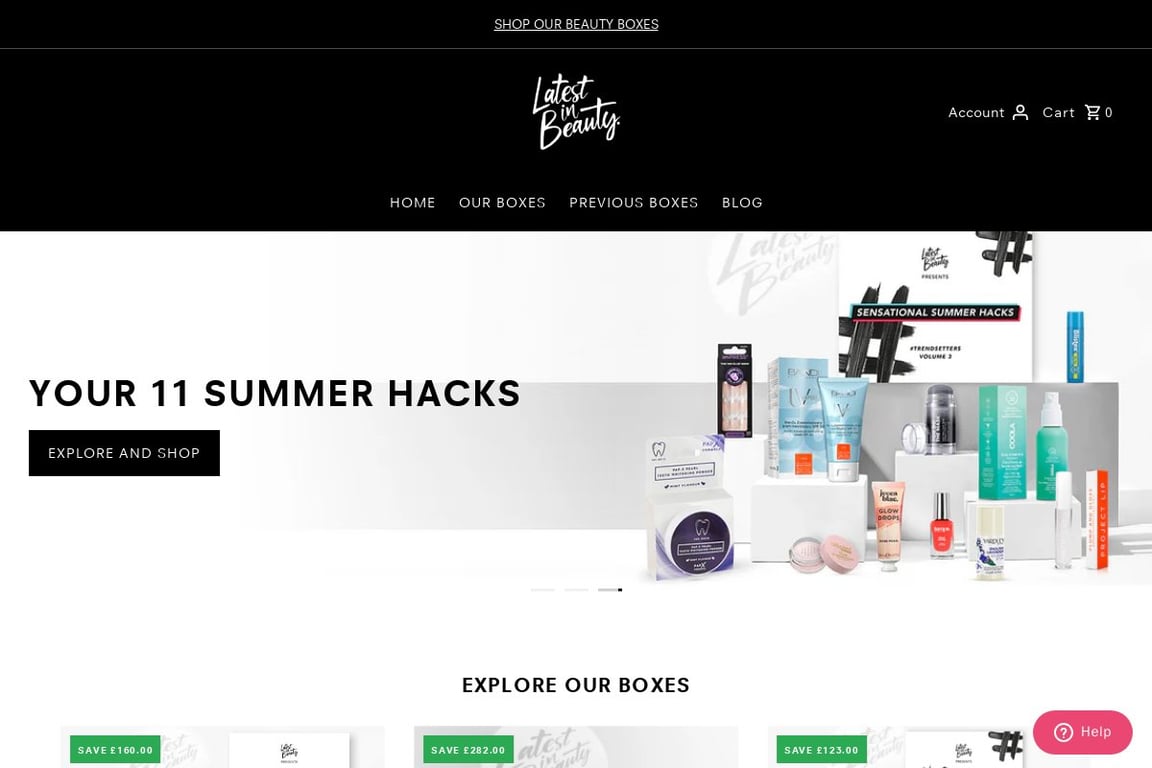 Latest in Beauty UK homepage