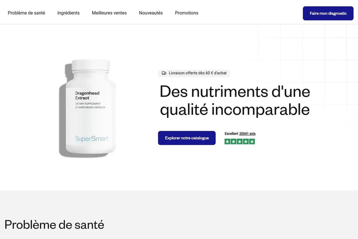SuperSmart UK homepage