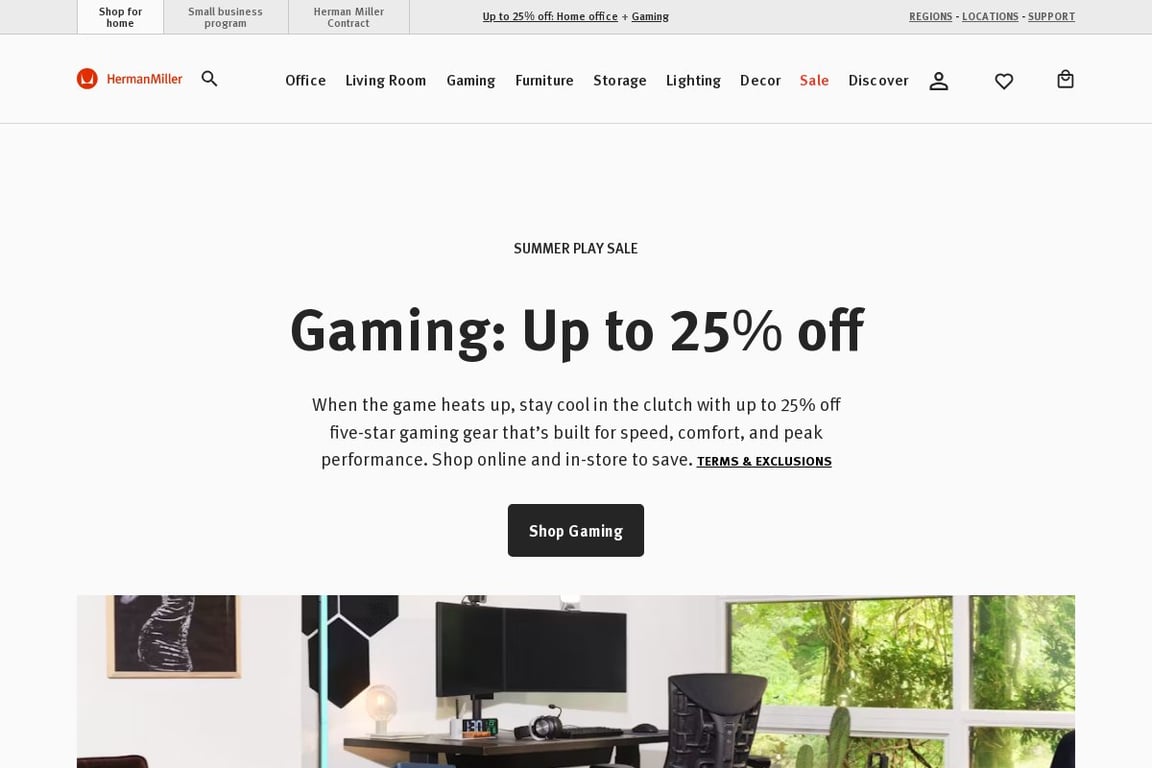 Herman Miller homepage