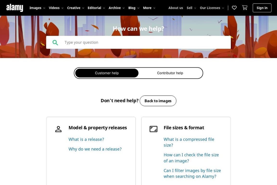 Alamy affiliate program signup page
