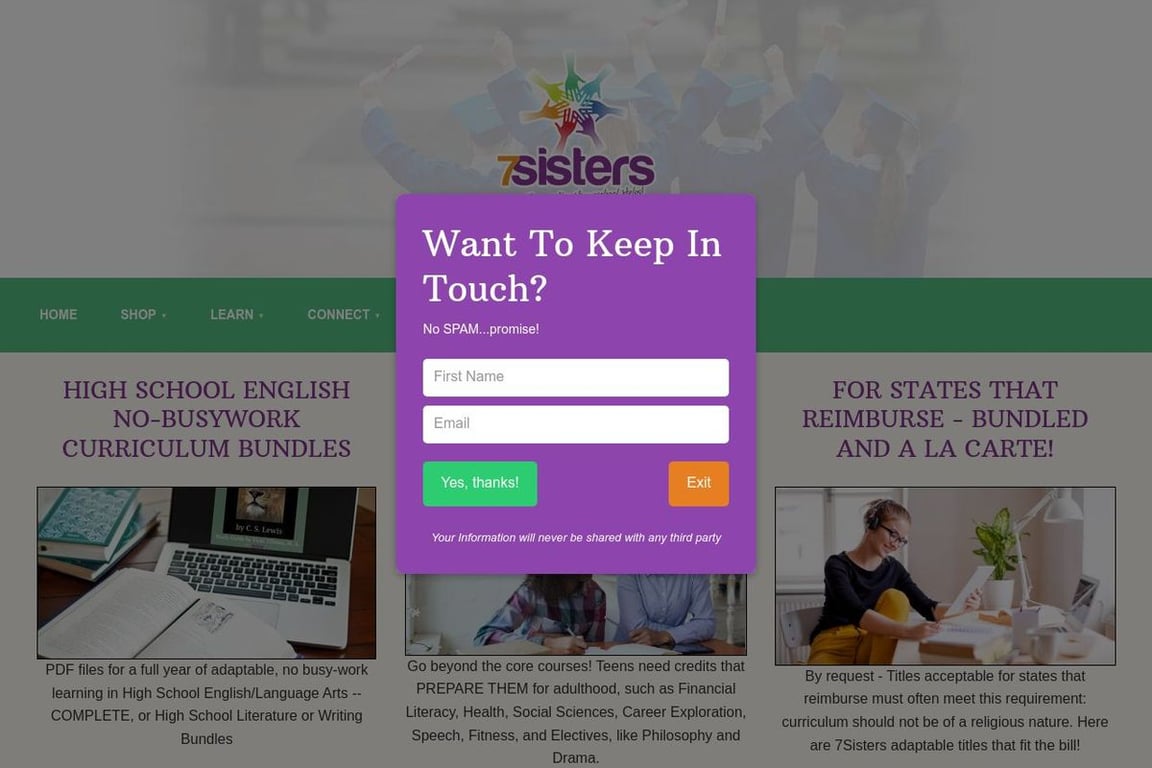 7Sisters homepage