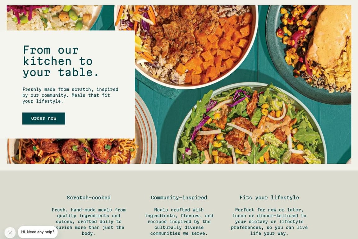 Everytable homepage