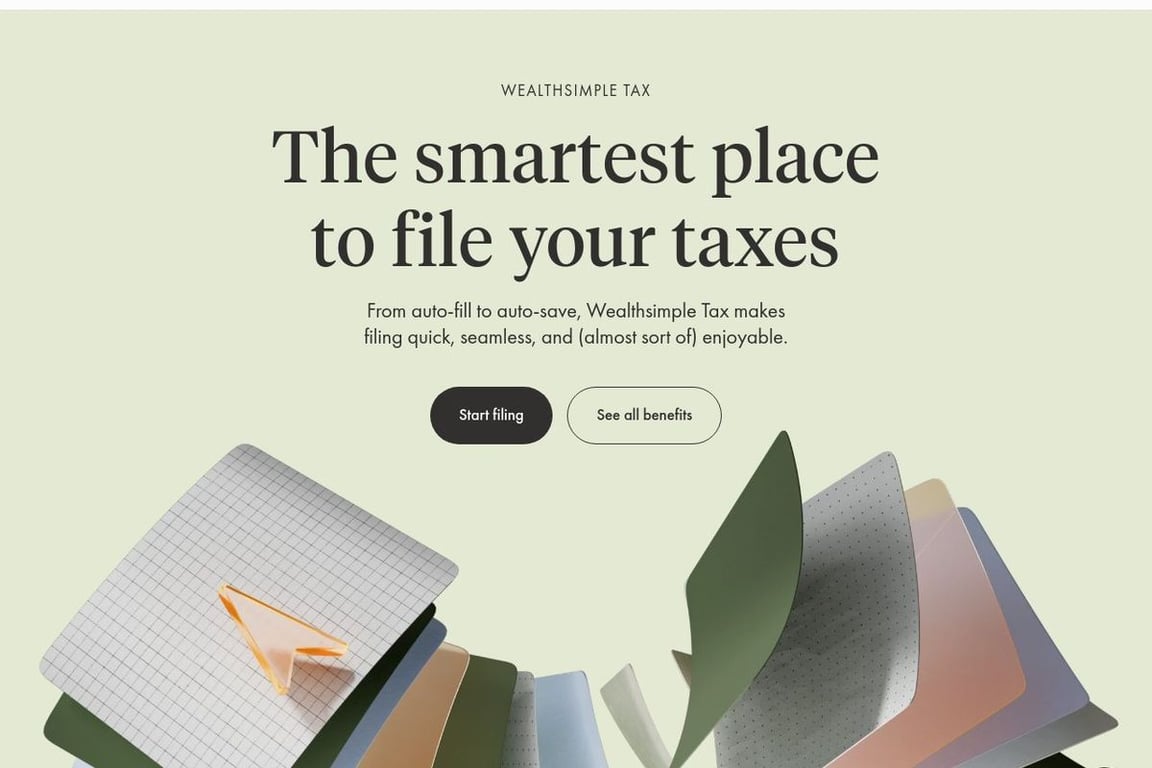 Wealthsimple homepage