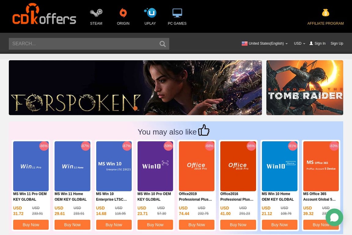 Cdkoffers homepage