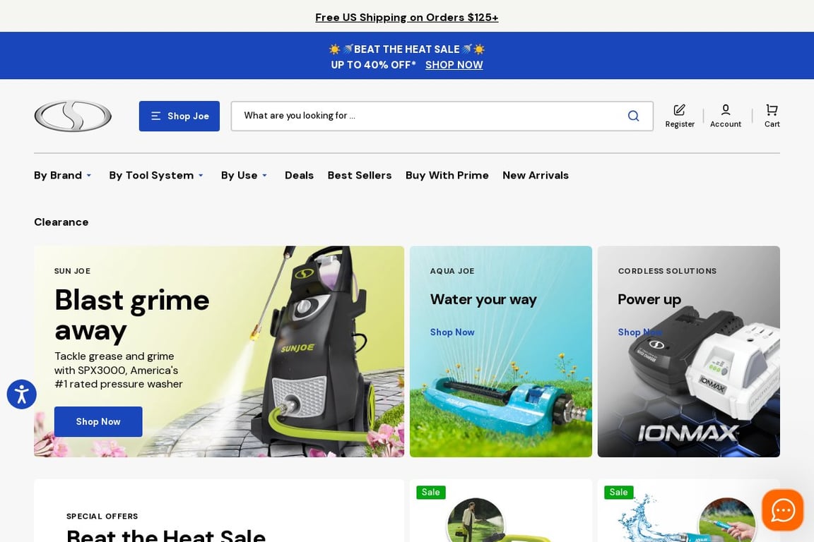 Snow Joe, LLC homepage