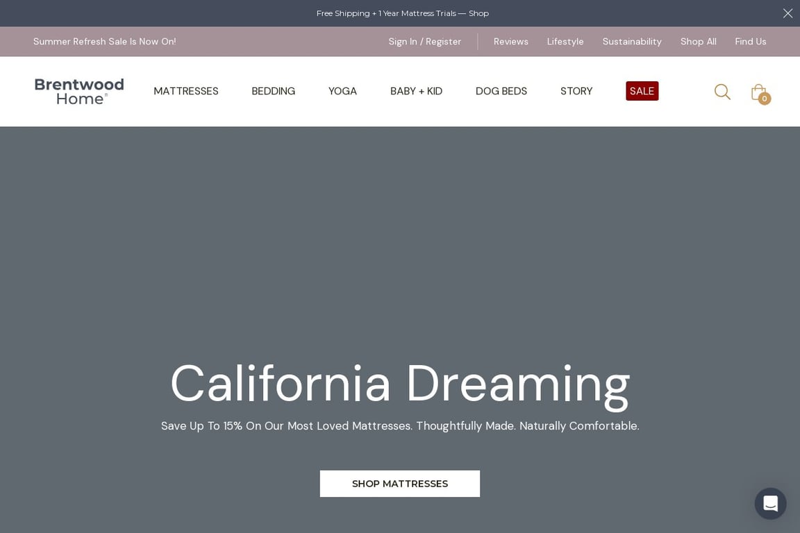 Brentwood Home homepage
