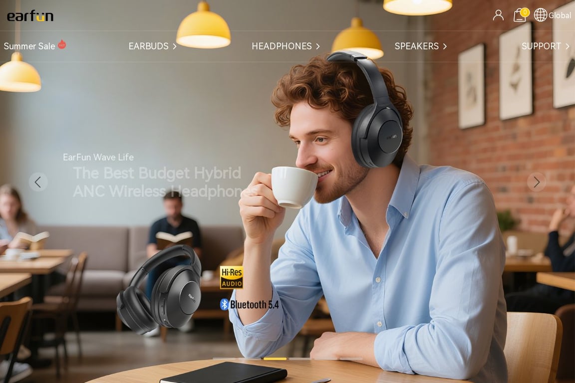Earfun, Inc homepage