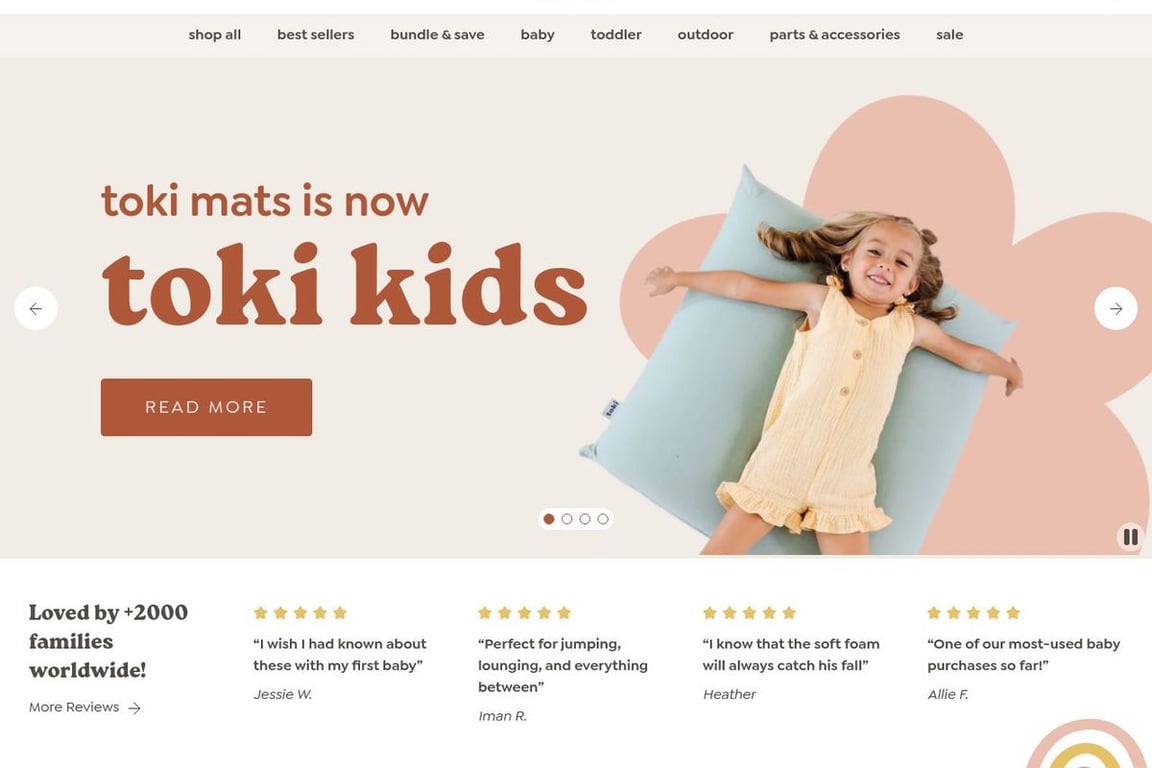 Toki Mats homepage