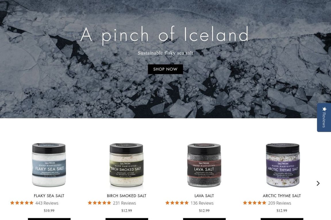 Saltverk homepage