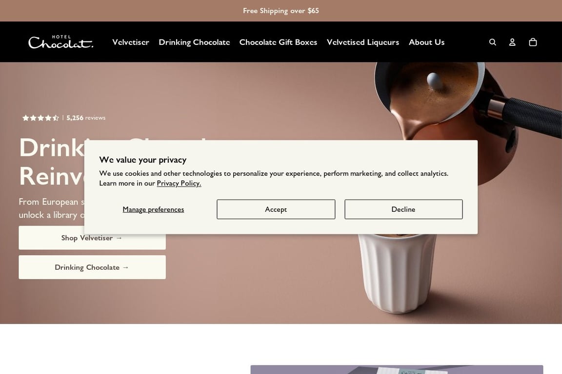 Rabot1745 US homepage