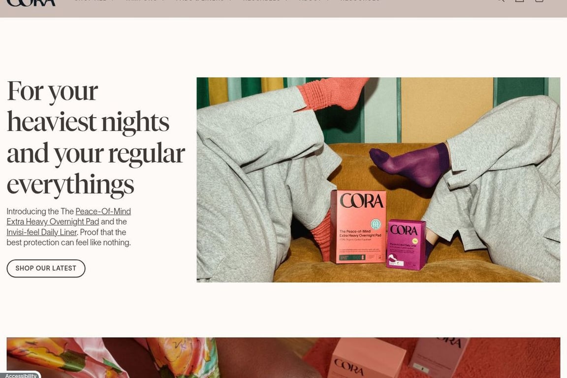 Cora homepage