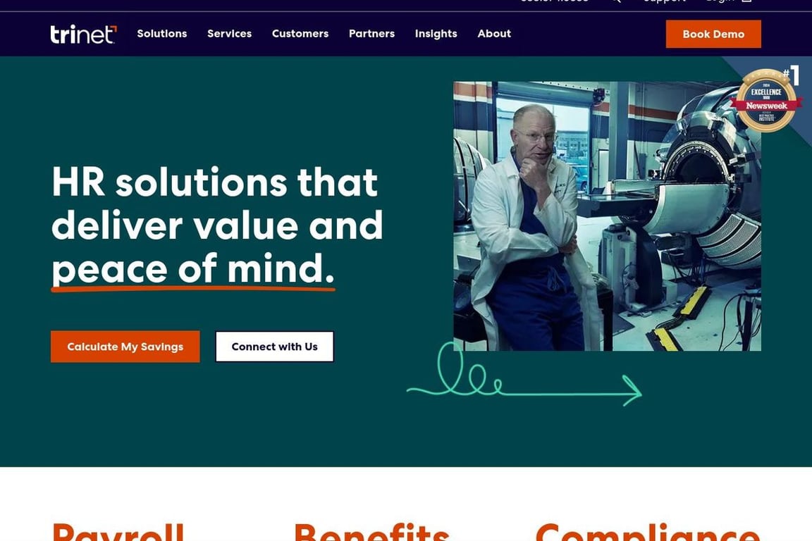 Zenefits homepage