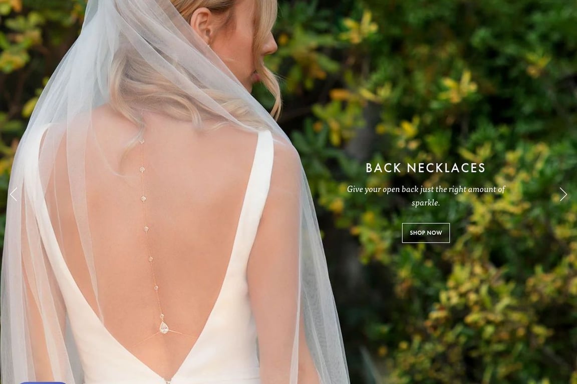 AMY O Bridal homepage