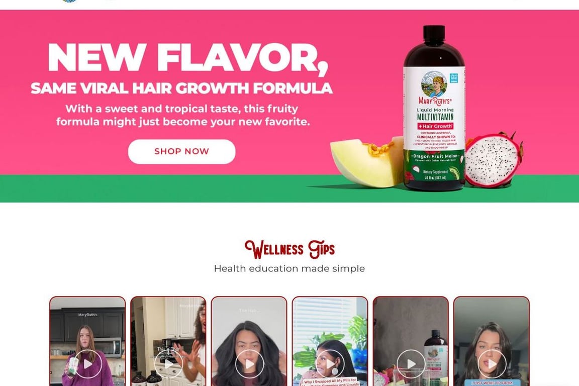 MaryRuth’s Preferred homepage