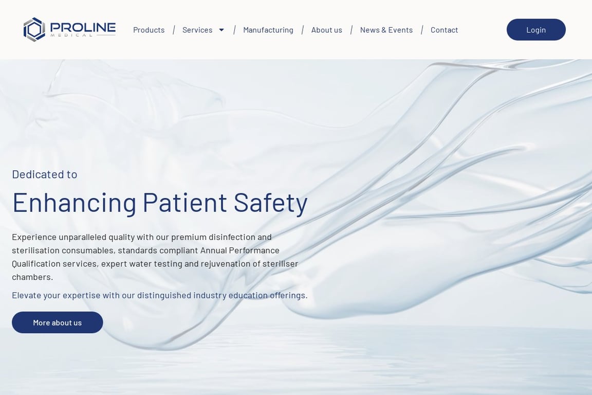 ProLine Medical homepage