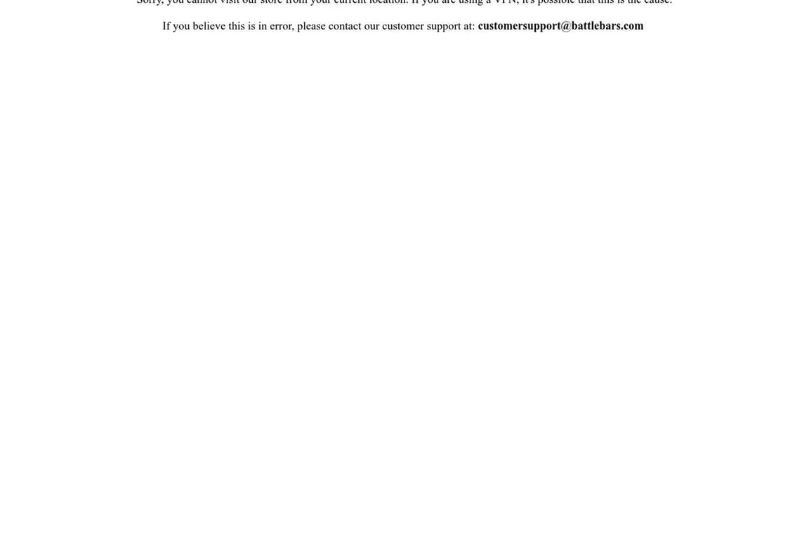 Battle Bars LLC homepage
