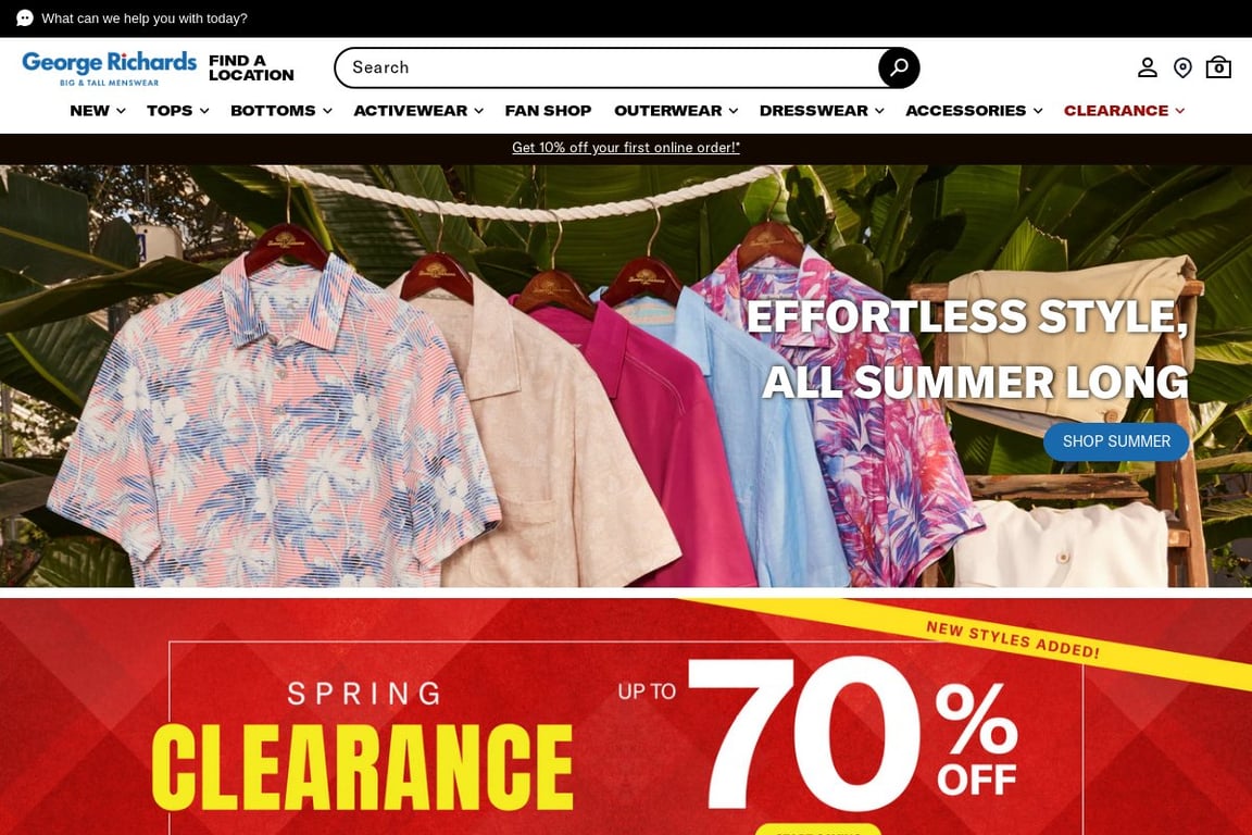 George Richards Canada homepage